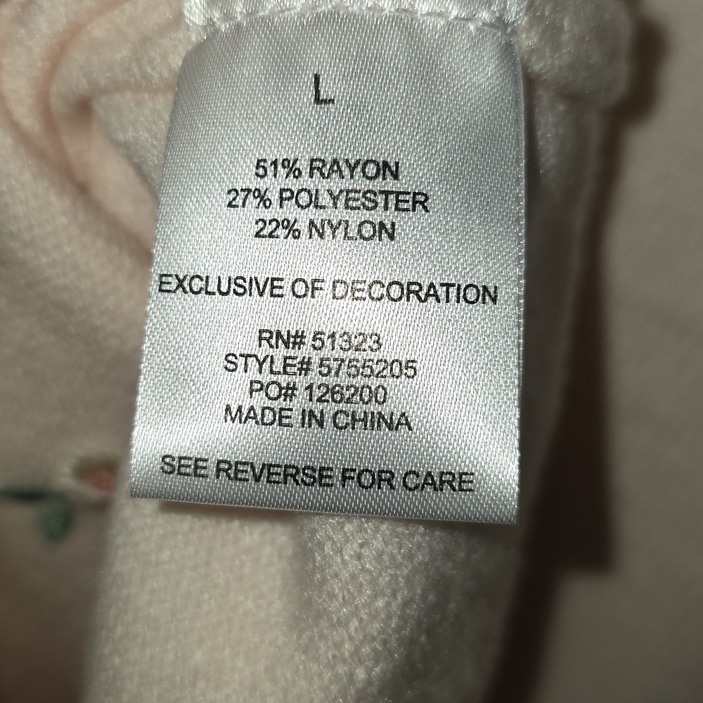 Riley And Rae Cropped Sweater & Scrunchie Set (Size L) NWT Pretty!!! - Picture 7 of 8